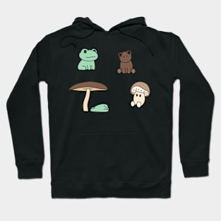 Frogs and Mushrooms Hoodie